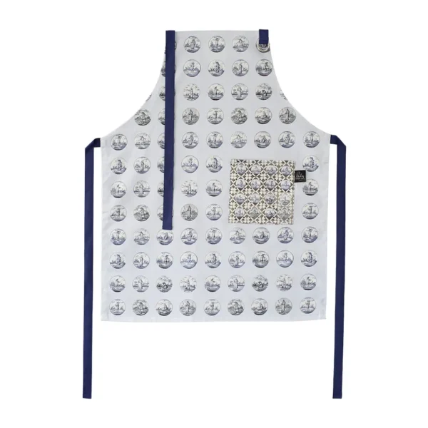 Apron RUBENSHIUIS Blue Tile
