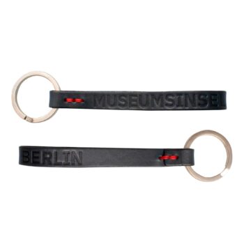 Leather Keyholder Museuminsel - Dark Blue