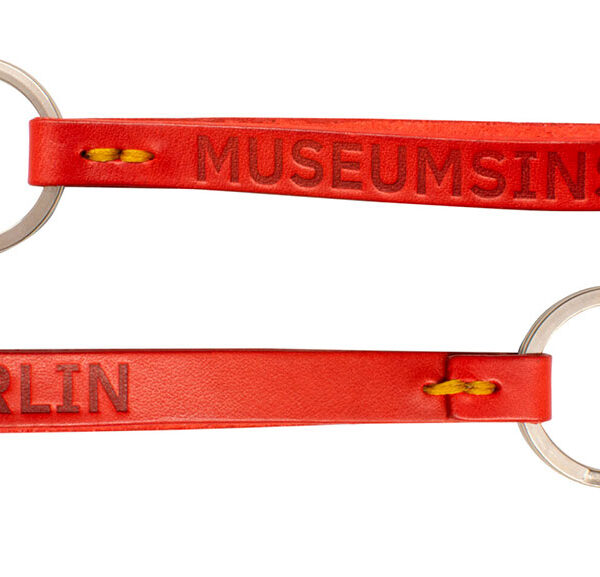Alternative view of Leather Keyholder Museuminsel - Red
