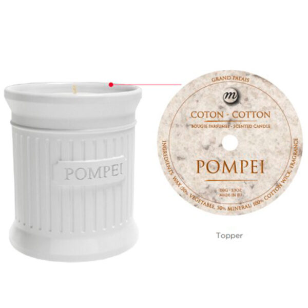 Alternative view of Candle POMPEI Colonna