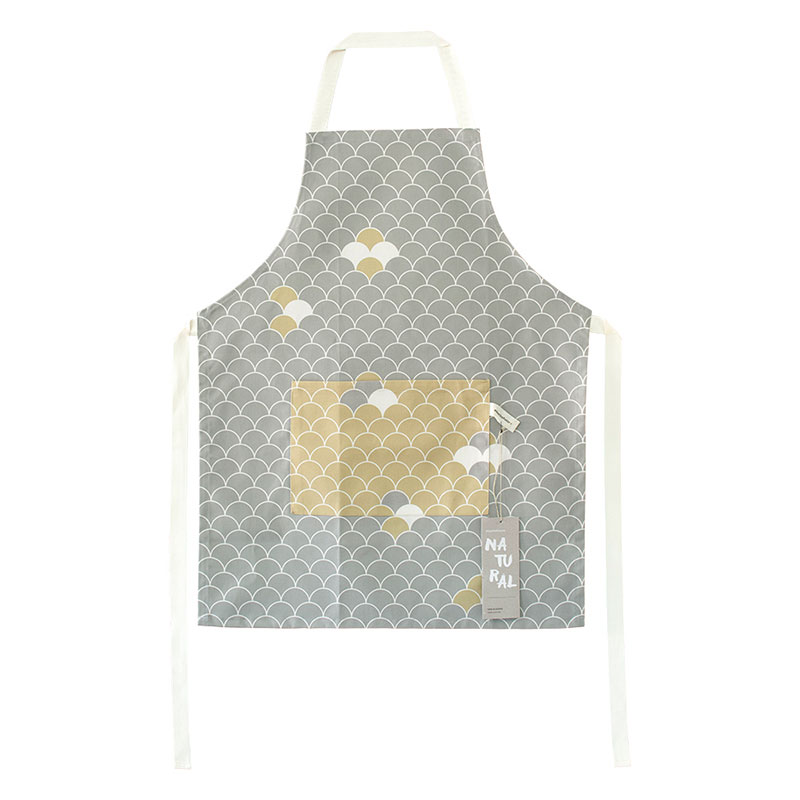 Kitchen Apron Scales Grey