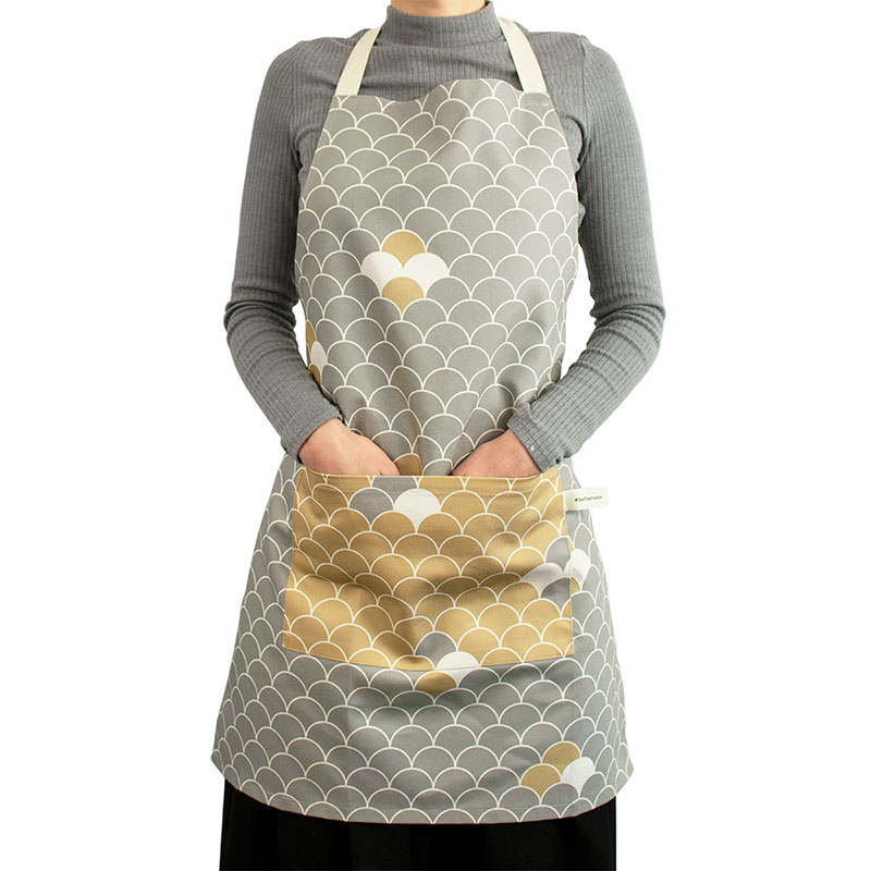 Kitchen Apron Scales Grey - Image 2