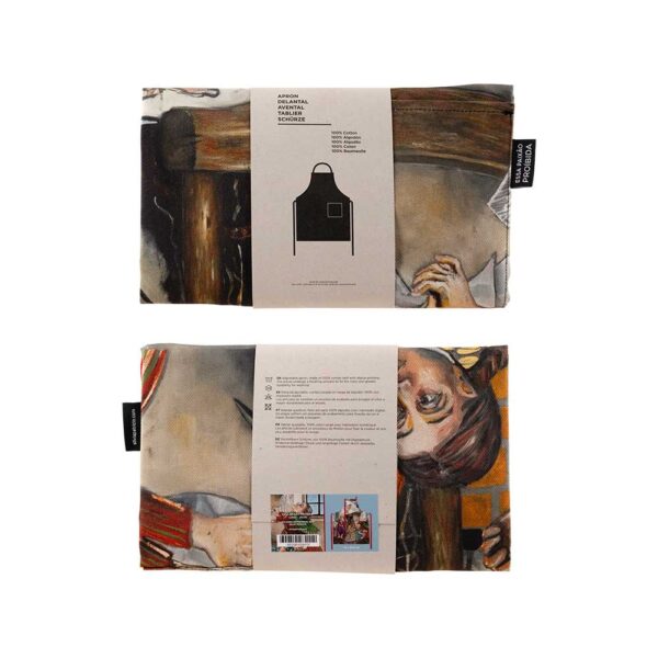 Alternative view of Kitchen Apron "Mulheres em Frenesim"