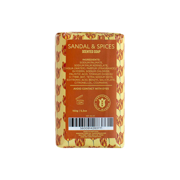 Alternative view of Soap 150g Tulip Pattern – Sandal & Spices