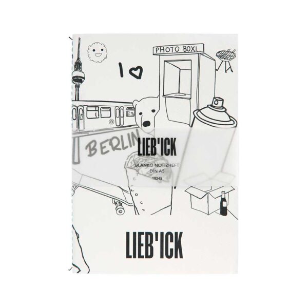 A5 Notebook LIEBICK Berlin Artwork