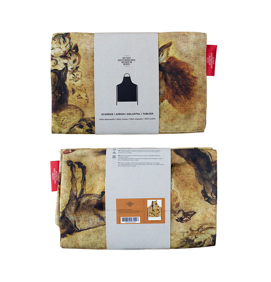 Kitchen Apron Bruegel Animals - Image 2
