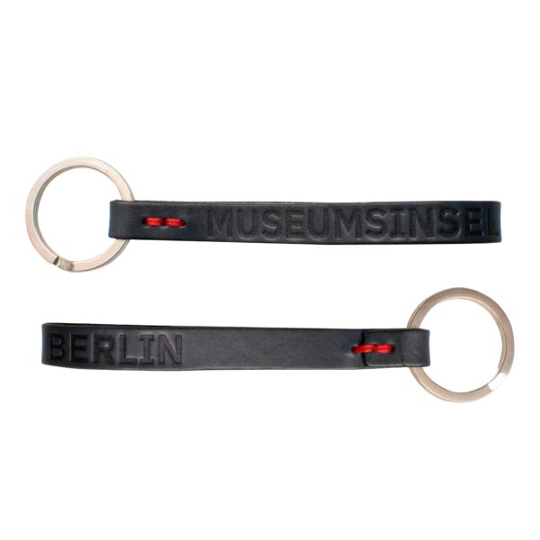 Leather Keyholder Museuminsel - Dark Blue